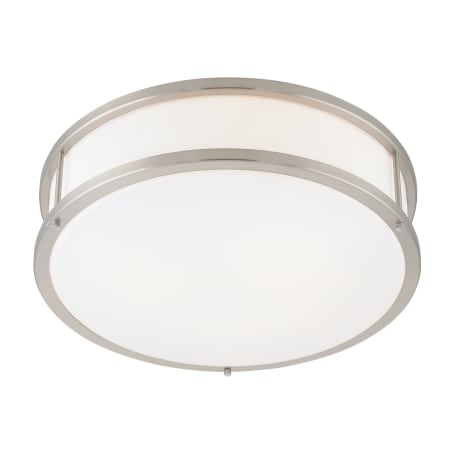 A large image of the Access Lighting 50080LEDDLP Brushed Steel / Opal