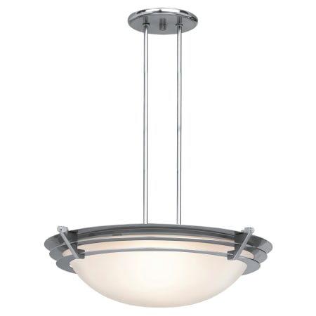 A large image of the Access Lighting 50090LEDD Brushed Steel / Frosted