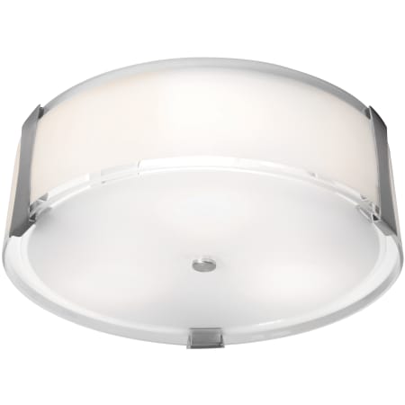 A large image of the Access Lighting 50121 Brushed Steel / Opal