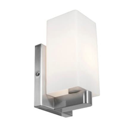 A large image of the Access Lighting 50175 Brushed Steel / Opal