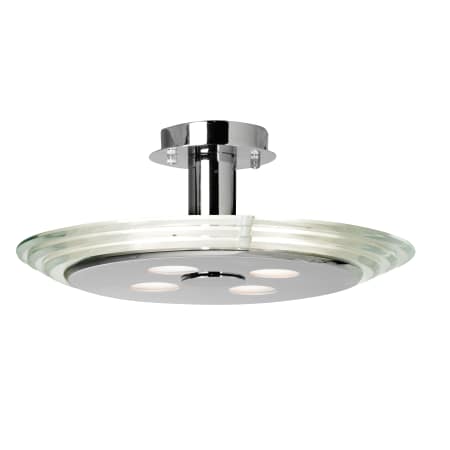A large image of the Access Lighting 50477 Chrome / Clear Crystal