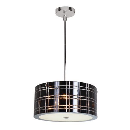 A large image of the Access Lighting 50976 Chrome / Black