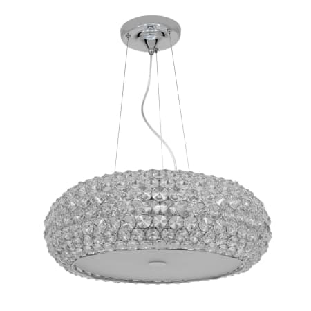 A large image of the Access Lighting 51001 Chrome / Clear Crystal