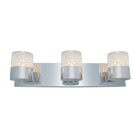 A large image of the Access Lighting 51013 Chrome / Clear Crystal