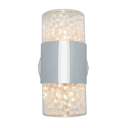 A large image of the Access Lighting 51015 Chrome / Clear Crystal