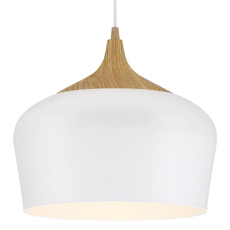 A large image of the Access Lighting 52057LEDDLP White / Wood Grain