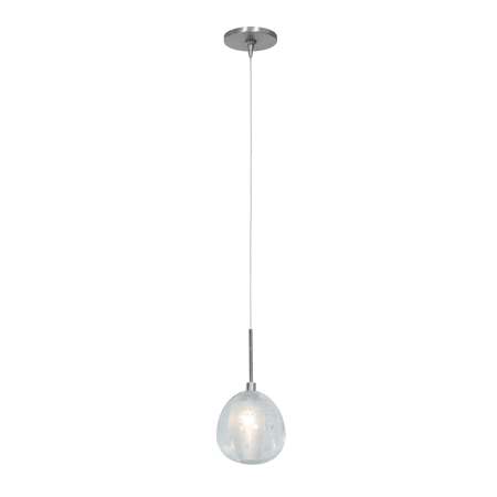 A large image of the Access Lighting 52074UJ Brushed Steel / Clear Crystal