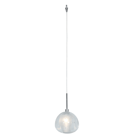 A large image of the Access Lighting 52075UJ-0 Brushed Steel / Clear Crystal