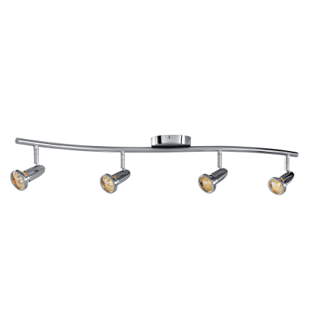 A large image of the Access Lighting 52204LEDDLP Brushed Steel
