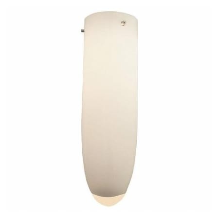 A large image of the Access Lighting 531RJ White Teardrop