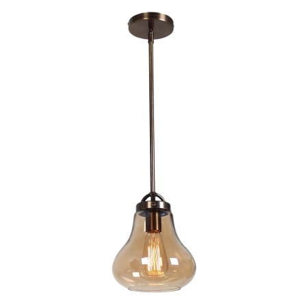 A large image of the Access Lighting 55545 Antique Bronze / Amber