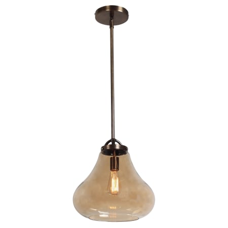 A large image of the Access Lighting 55546 Antique Bronze / Amber