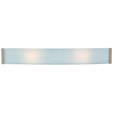 A large image of the Access Lighting 62043LEDD Brushed Steel / Checkered Frosted