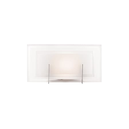 A large image of the Access Lighting 62216 Brushed Steel / Frosted