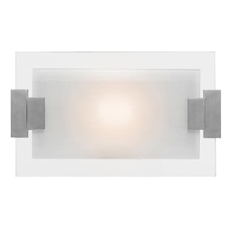 A large image of the Access Lighting 62255 Brushed Steel / Frosted