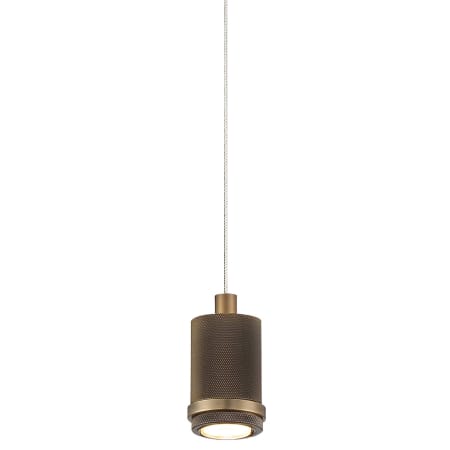 A large image of the Access Lighting 63139LEDD Antique Brushed Brass / Clear Frosted