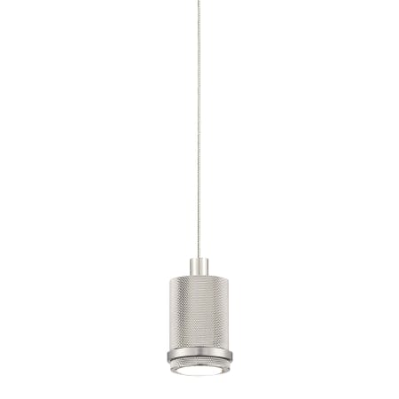 A large image of the Access Lighting 63139LEDD Brushed Steel / Clear Frosted