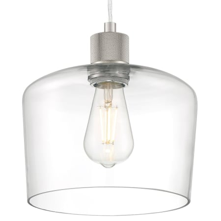 A large image of the Access Lighting 63141LEDDLP/CLR Brushed Steel
