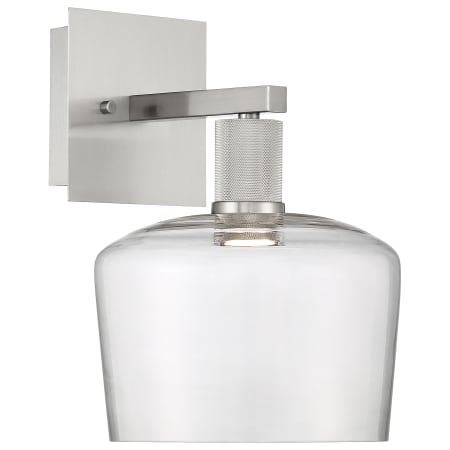 A large image of the Access Lighting 63144LEDD/CLR Brushed Steel