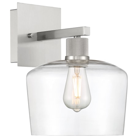A large image of the Access Lighting 63144LEDDLP/CLR Brushed Steel