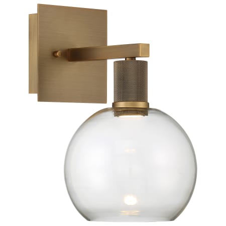 A large image of the Access Lighting 63145LEDD/CLR Antique Brushed Brass