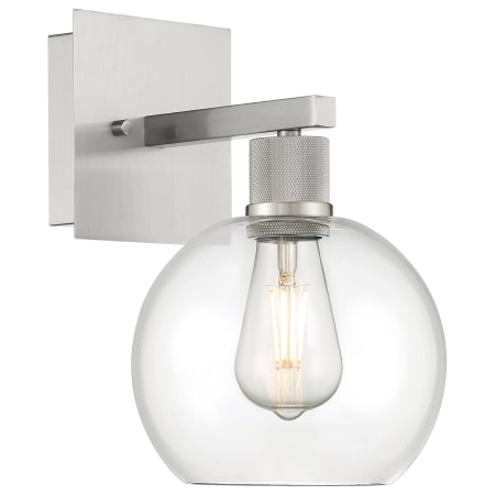 A large image of the Access Lighting 63145LEDDLP/CLR Brushed Steel