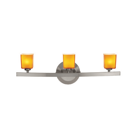 A large image of the Access Lighting 63813-18 Chrome / Amber