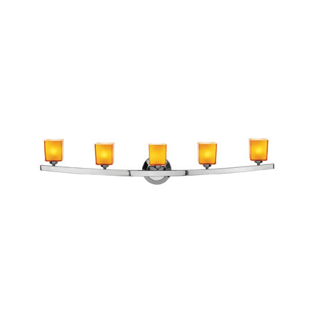 A large image of the Access Lighting 63815-18 Chrome / Amber