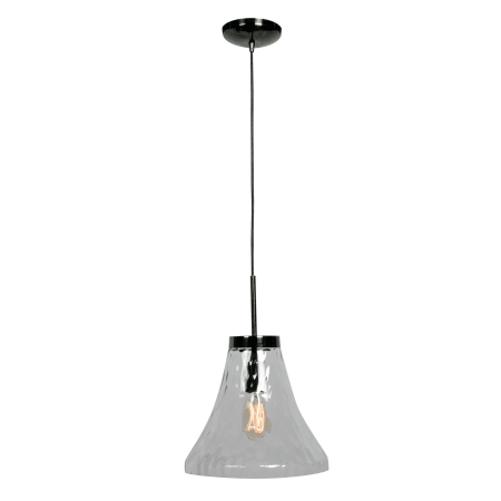 A large image of the Access Lighting 63990/CLR Black Chrome