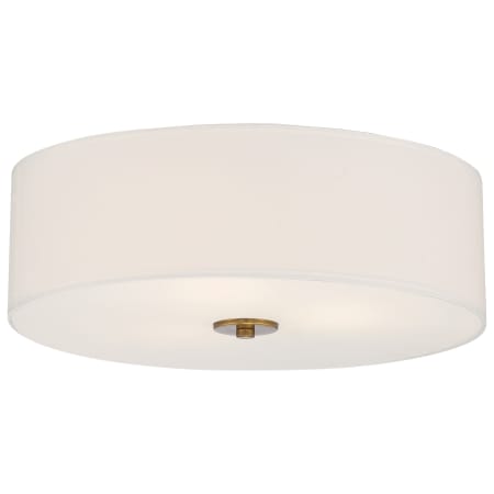 A large image of the Access Lighting 64063LEDDLP/WH Antique Brushed Brass