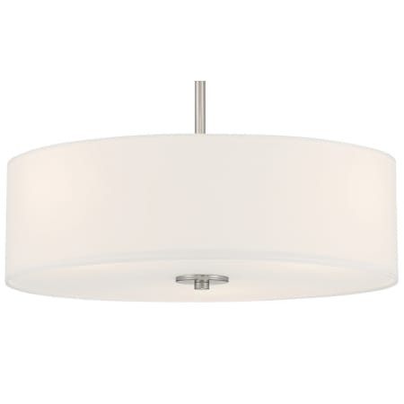 A large image of the Access Lighting 64065LEDDLP/WH Brushed Steel