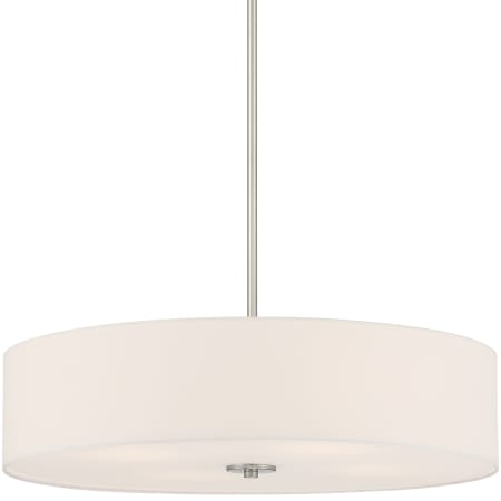 A large image of the Access Lighting 64066LEDDLP/WH Brushed Steel