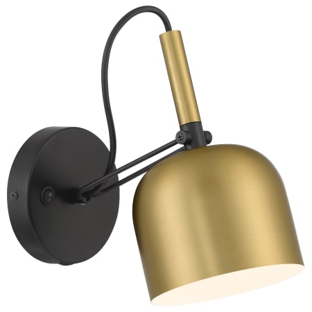 A large image of the Access Lighting 72018LEDD Antique Brushed Brass / Black