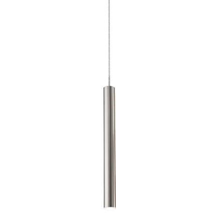 A large image of the Access Lighting 72022LEDD/ACR Brushed Steel / White
