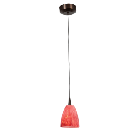 A large image of the Access Lighting 72941 Bronze / Burgundy