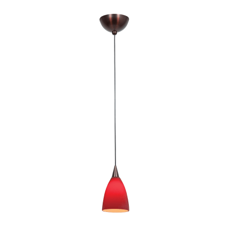 A large image of the Access Lighting 90019 Black / Red