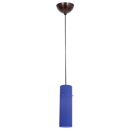 A large image of the Access Lighting 90932 Black / Cobalt