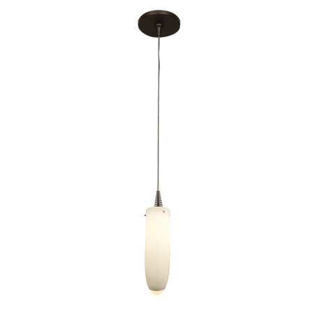 A large image of the Access Lighting 94531-12V-1 Bronze / White Tear Drop