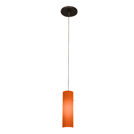 A large image of the Access Lighting 94932-12V-1 Bronze / Amber