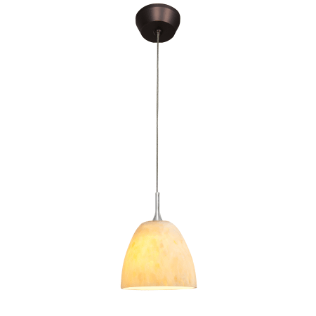 A large image of the Access Lighting 96942-12V-3 Bronze / Amber Marble