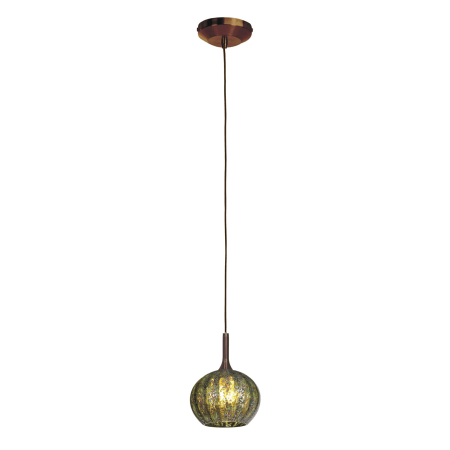 A large image of the Access Lighting 96980 Bronze / Green Opaline