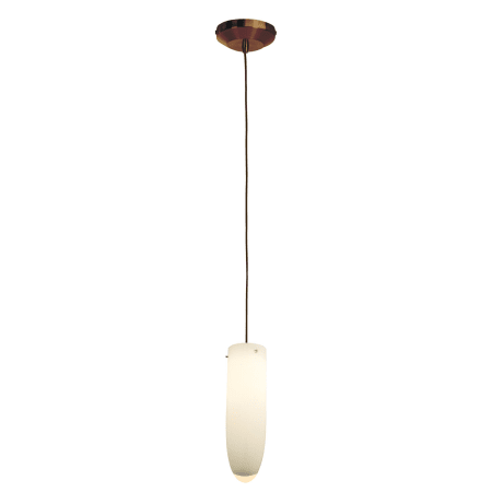 A large image of the Access Lighting 97531 Bronze / White Teardrop