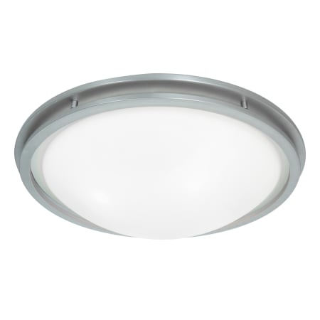 A large image of the Access Lighting 20456-CFL Brushed Steel / White
