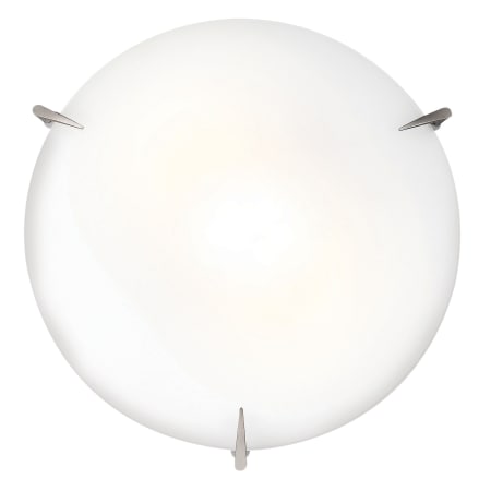A large image of the Access Lighting 20662-CFL Brushed Steel / Opal