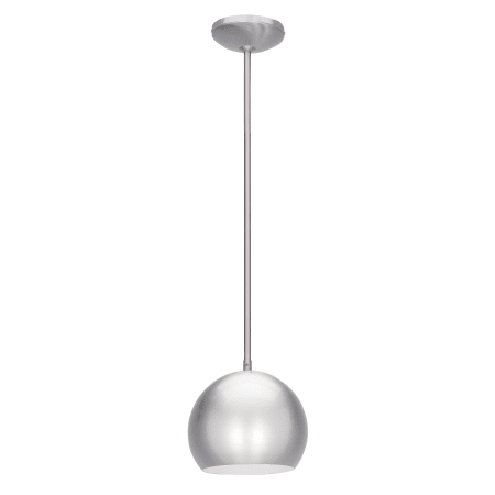 A large image of the Access Lighting C23636-CFL Brushed Steel