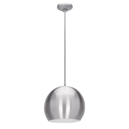 A large image of the Access Lighting C23637-CFL Brushed Steel