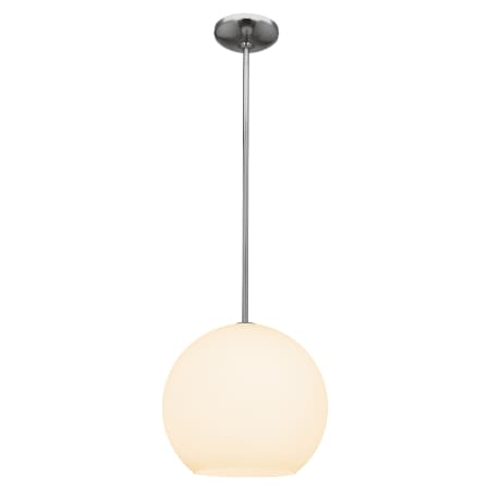 A large image of the Access Lighting C23951-CFL Brushed Steel / Opal