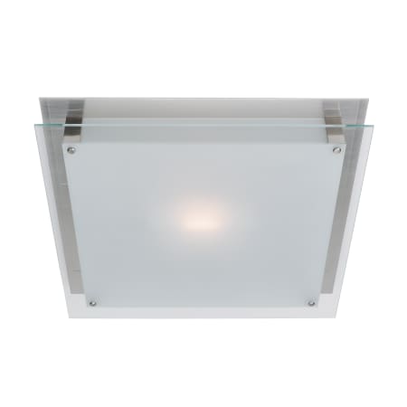 A large image of the Access Lighting 50030-CFL Brushed Steel / Frosted