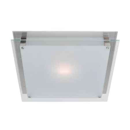 A large image of the Access Lighting 50031-CFL Brushed Steel / Frosted