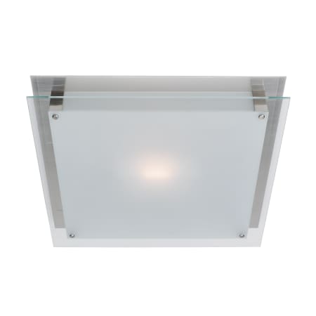 A large image of the Access Lighting 50032-CFL Brushed Steel / Frosted